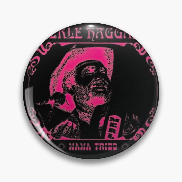 Item preview, Merle Haggard Mama Tried Retro Country Music Fan Design designed and sold by VincentMulisan1.