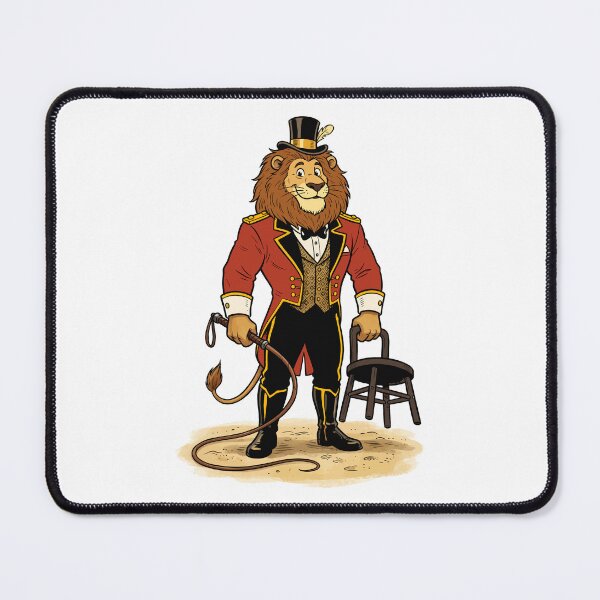 Item preview, The Circus Lion Lion Tamer Cartoon designed and sold by Museum Of Non-Existing Art.