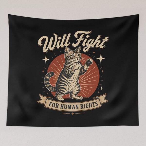 Item preview, Will Fights for Human Rights, FDT, Human Rights, Equality, Social Justice, Political Protest, Activist gift designed and sold by Cchotlan.