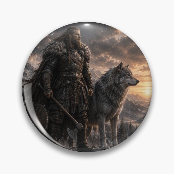 Item preview, Viking Wolf Guardian – Spirit of the Northern Wild designed and sold by i-corp.