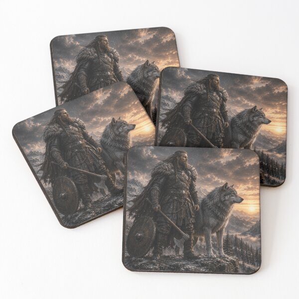 Item preview, Viking Wolf Guardian – Spirit of the Northern Wild designed and sold by i-corp.