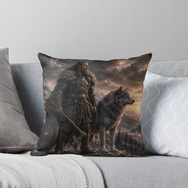 Item preview, Viking Wolf Guardian – Spirit of the Northern Wild designed and sold by i-corp.