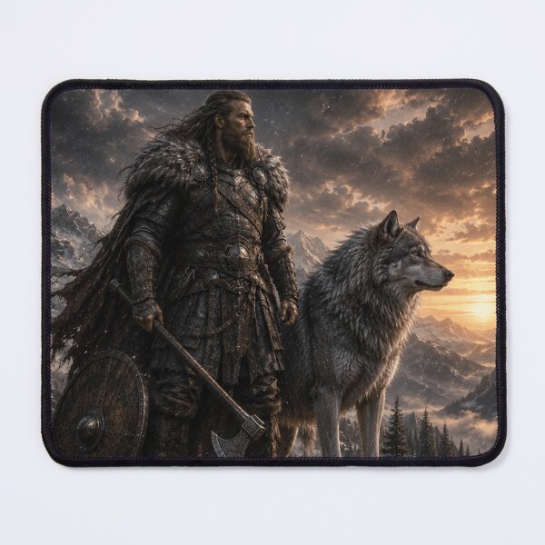 Item preview, Viking Wolf Guardian – Spirit of the Northern Wild designed and sold by i-corp.