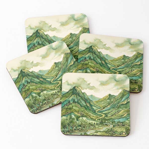 Item preview, Green Mountains  designed and sold by GraphicsClub.