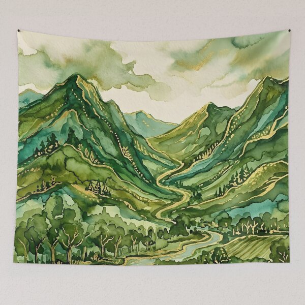 Item preview, Green Mountains  designed and sold by GraphicsClub.