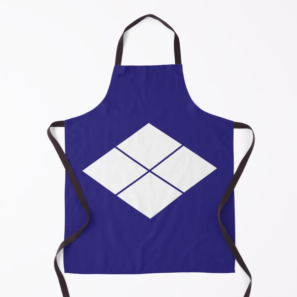 Item preview, Takeda Shingen Crest - Takeda Bishi Samurai Mon White Blue / Japanese Crest designed and sold by 戦国まーけっと SENGOKU MARKET.