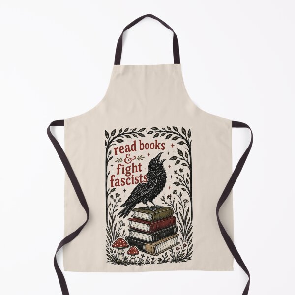 Item preview, Read Books & Fight Fascists, Anti-Fascist Crow Books designed and sold by Cchotlan.