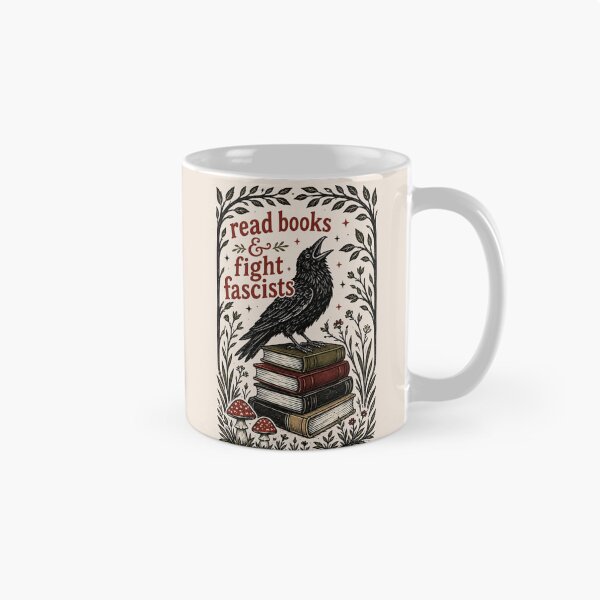 Item preview, Read Books & Fight Fascists, Anti-Fascist Crow Books designed and sold by Cchotlan.