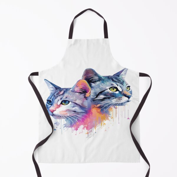 Item preview, Cosmic Color Cats – Vibrant Abstract Cat Portrait designed and sold by Awarrie.