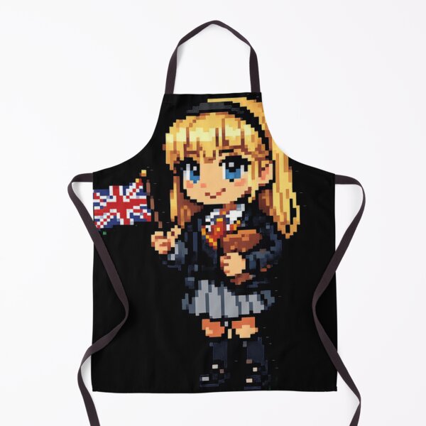 Item preview, Pixel Amelia Ai Schoolgirl Meme Retro British Inte designed and sold by Tomeart <3.