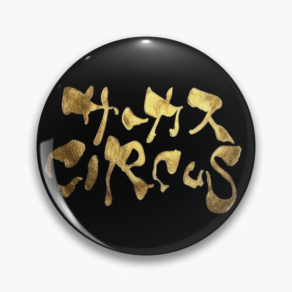 Item preview, Golden Circus Japanese Katakana Calligraphy Funny Acrobat Entertainment Art designed and sold by noworries-art.