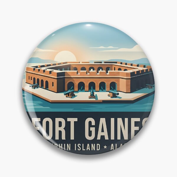 Item preview, Fort Gaines Dauphin Island Alabama designed and sold by DetourDgn.