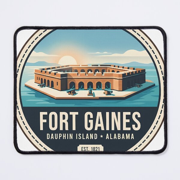 Item preview, Fort Gaines Dauphin Island Alabama designed and sold by DetourDgn.