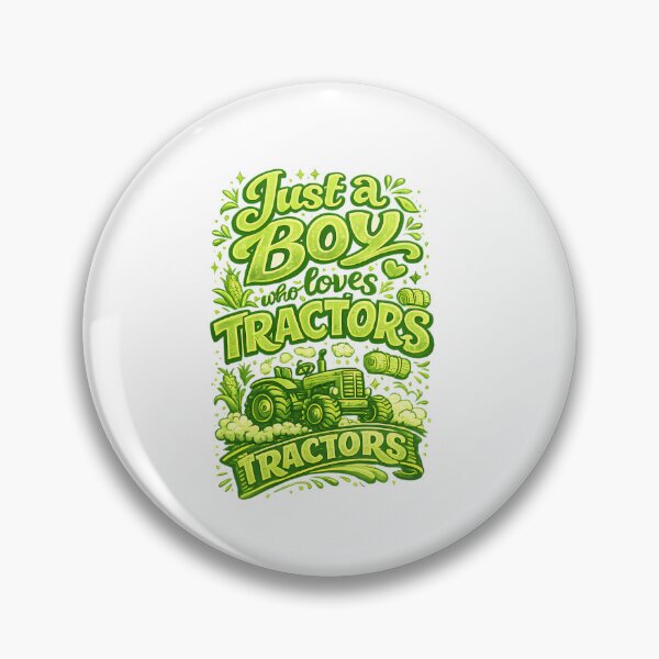 Item preview, Just A Boy Who Loves Tractors Farm Life Country Quote designed and sold by zurymacdougal.
