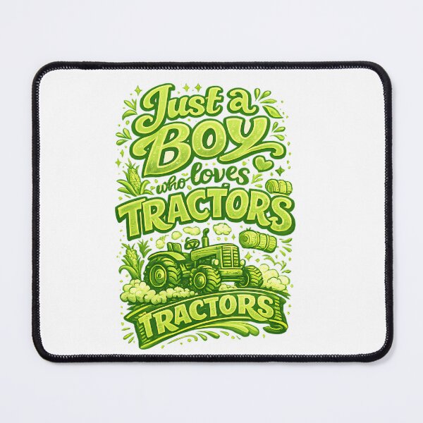 Item preview, Just A Boy Who Loves Tractors Farm Life Country Quote designed and sold by zurymacdougal.