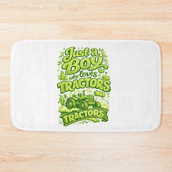 Item preview, Just A Boy Who Loves Tractors Farm Life Country Quote designed and sold by zurymacdougal.