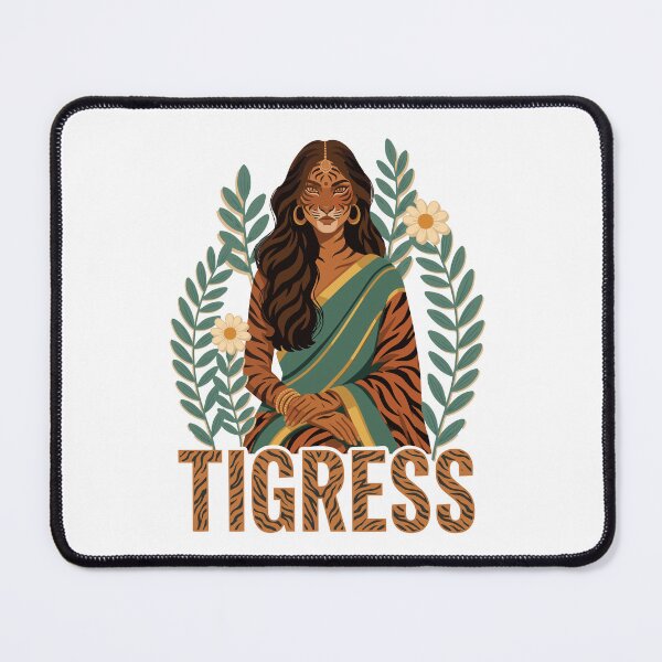 Item preview, Brown Queen Tigress Indian Pakistani Sri Lankan Woman Pride designed and sold by alltheprints.