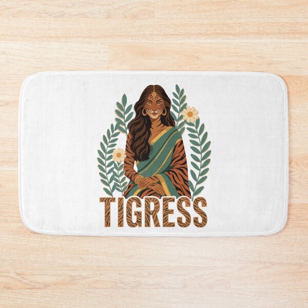 Item preview, Brown Queen Tigress Indian Pakistani Sri Lankan Woman Pride designed and sold by alltheprints.