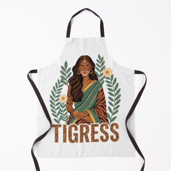 Item preview, Brown Queen Tigress Indian Pakistani Sri Lankan Woman Pride designed and sold by alltheprints.