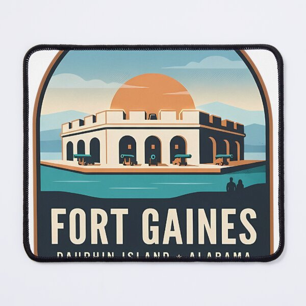 Item preview, Fort Gaines Dauphin Island Alabama designed and sold by DetourDgn.