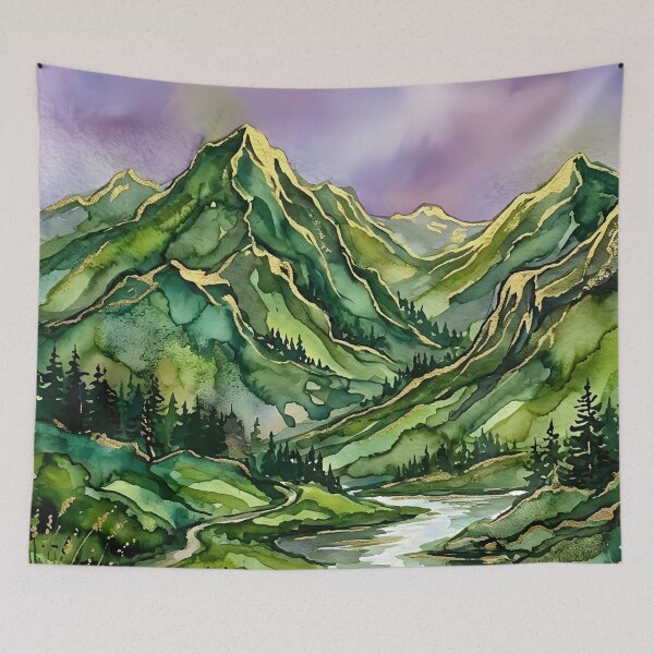 Item preview, Green Mountains  designed and sold by GraphicsClub.