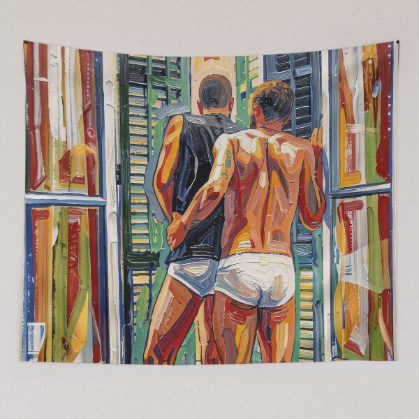 Item preview, Our Apartment On Frenchman Street designed and sold by AndroscopedMen.
