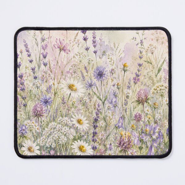 Item preview, Dreamy Watercolor Wildflower Meadow designed and sold by teemix.