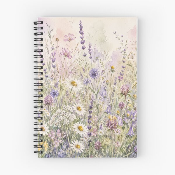 Item preview, Dreamy Watercolor Wildflower Meadow designed and sold by teemix.