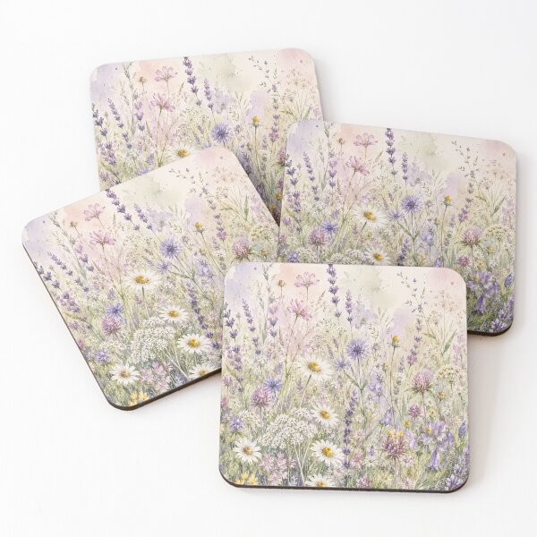 Item preview, Dreamy Watercolor Wildflower Meadow designed and sold by teemix.