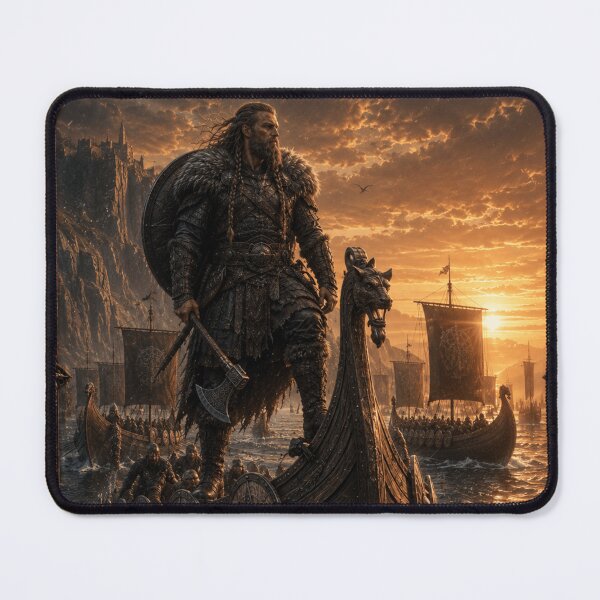 Item preview, Viking Raider at Sunset – Return of the Norse Warriors designed and sold by i-corp.