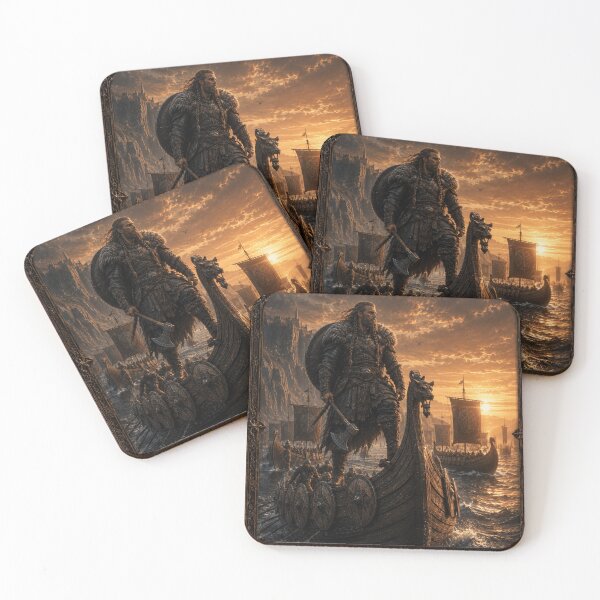 Item preview, Viking Raider at Sunset – Return of the Norse Warriors designed and sold by i-corp.