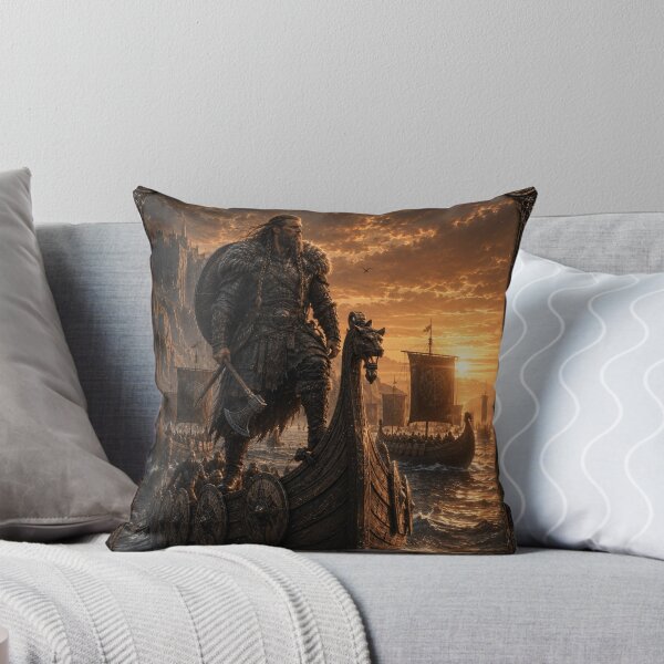 Item preview, Viking Raider at Sunset – Return of the Norse Warriors designed and sold by i-corp.