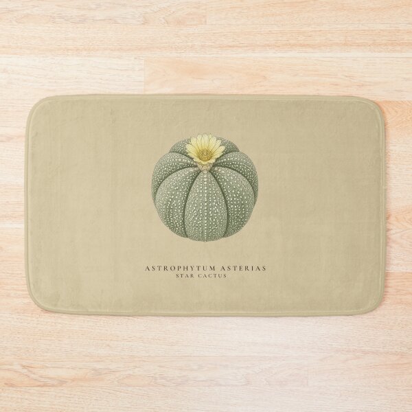 Item preview, Star Cactus Vintage Botanical Illustration Astrophytum Asterias designed and sold by Panom Suavichien.