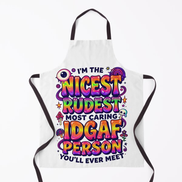 Item preview, I'm The Nicest Rudest Most Caring IDGAF Person 1 designed and sold by Positive&FunnyThings.