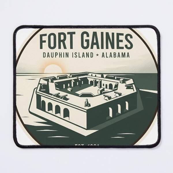 Item preview, Fort Gaines Dauphin Island Alabama designed and sold by DetourDgn.