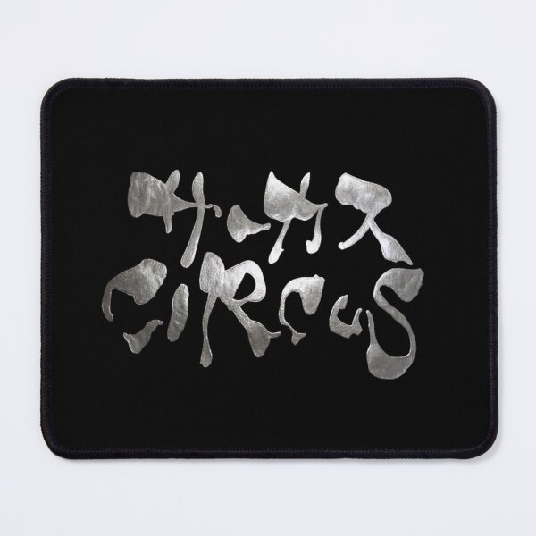 Item preview, Metallic Silver Circus Japanese Katakana Calligraphy Funny Cyber Acrobat Art designed and sold by noworries-art.
