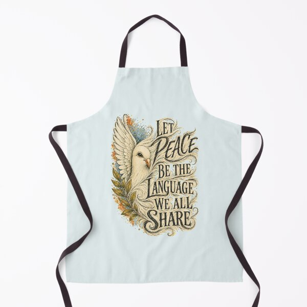 Item preview, Let Peace Be the Language We All Share – Vintage Dove Art designed and sold by NinaCreator.