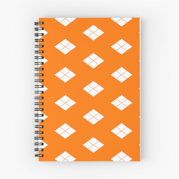 Item preview, Takeda Shingen Crest - Takeda Bishi Samurai Mon White Orange Tile / Japanese Crest designed and sold by 戦国まーけっと SENGOKU MARKET.