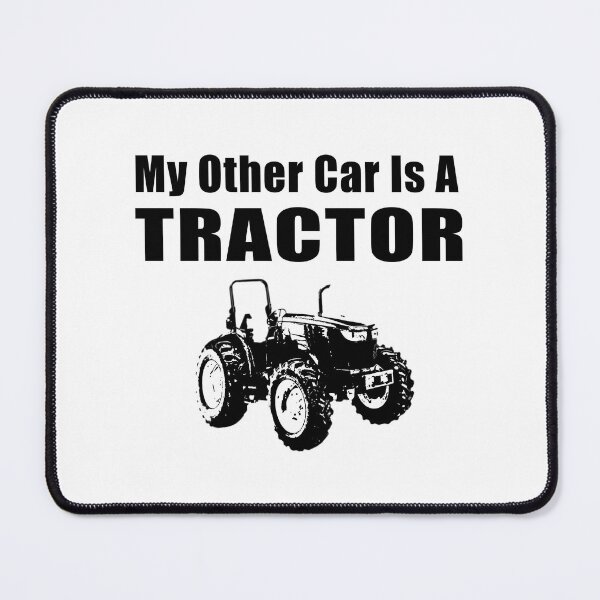 Item preview, My Other Car Is A Tractor Black _Amp_ White Illustration designed and sold by zurymacdougal.