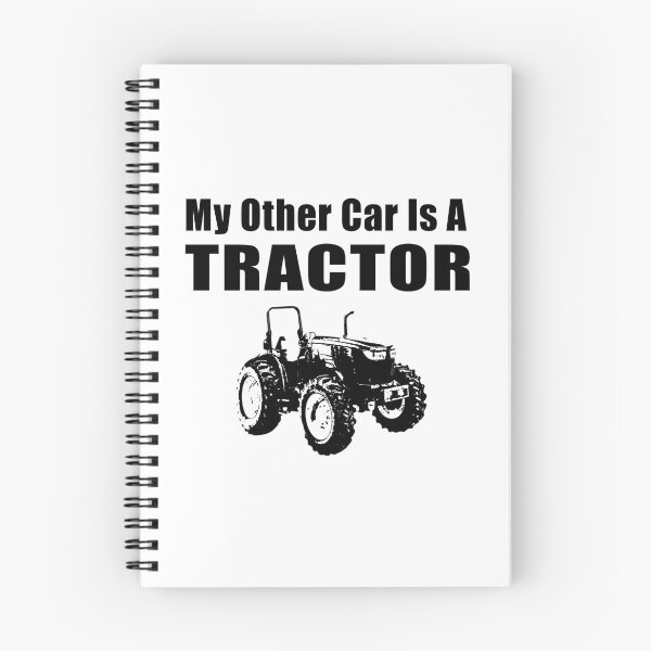 Item preview, My Other Car Is A Tractor Black _Amp_ White Illustration designed and sold by zurymacdougal.