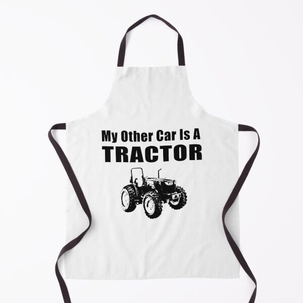 Item preview, My Other Car Is A Tractor Black _Amp_ White Illustration designed and sold by zurymacdougal.