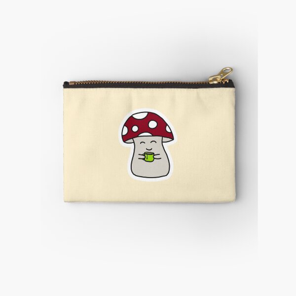 Item preview, Mushroom Creature Drinking Tea designed and sold by Cute-Chaotic-Co.
