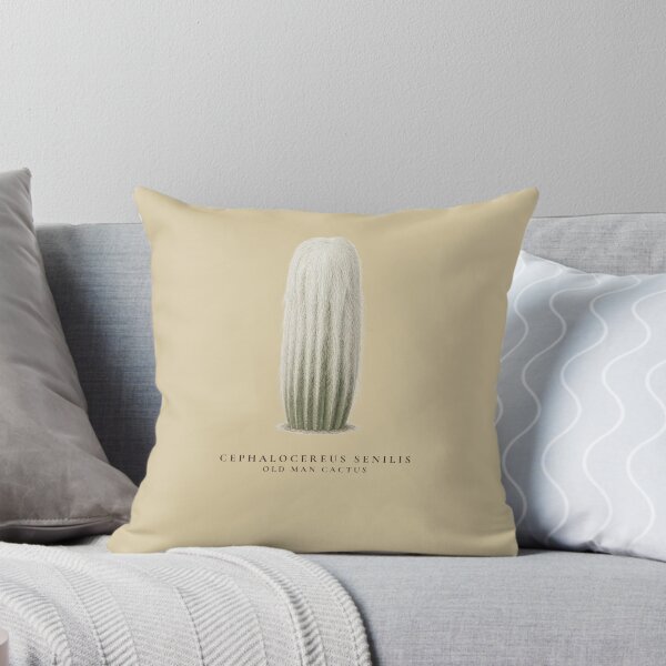 Item preview, Old Man Cactus Vintage Botanical Illustration Cephalocereus Senilis designed and sold by Panom Suavichien.
