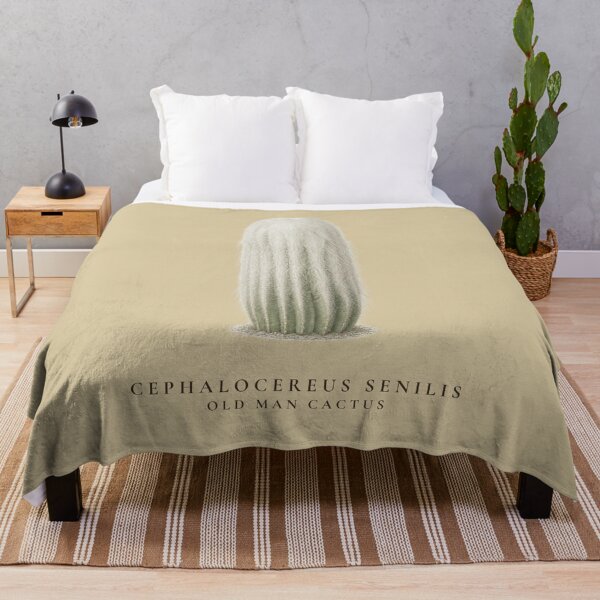 Item preview, Old Man Cactus Vintage Botanical Illustration Cephalocereus Senilis designed and sold by Panom Suavichien.