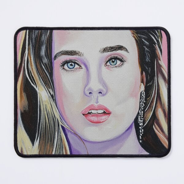 Item preview, Jennifer Connelly Realistic Portrait Painting designed and sold by Vicky021.