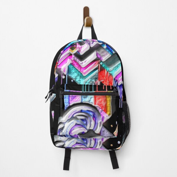 Item preview, cubic fusion C dark hsl colorful geometric abstract design designed and sold by SmashingDeals.
