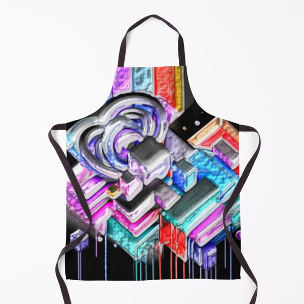 Item preview, cubic fusion C dark hsl colorful geometric abstract design designed and sold by SmashingDeals.