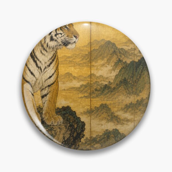Item preview, Tiger in Mountains designed and sold by Artnovalty.redbubble.com.