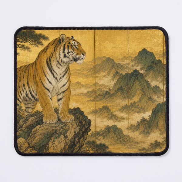 Item preview, Tiger in Mountains designed and sold by Artnovalty.redbubble.com.