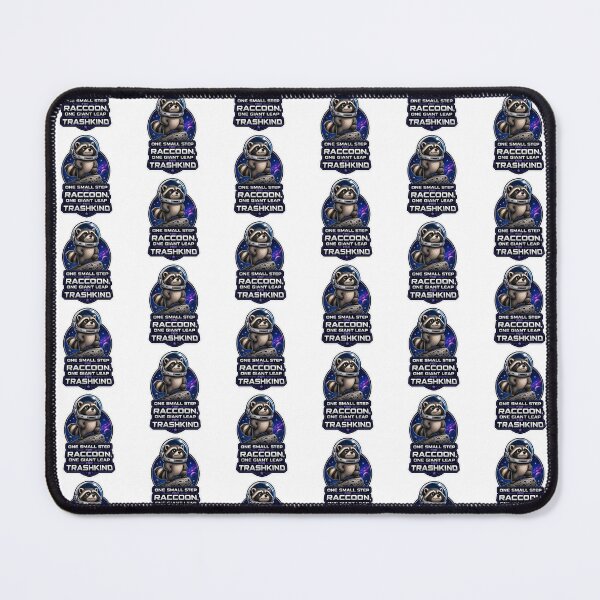 Item preview, Astronaut Jimothy Raccoon Space One Giant Leap Meme designed and sold by GraphixKing999.